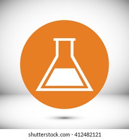 laboratory glass icon