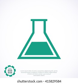 laboratory glass icon