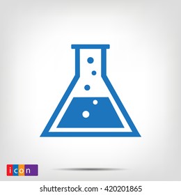 laboratory glass icon