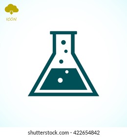 laboratory glass icon