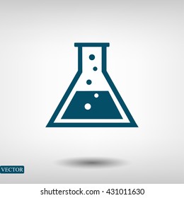 laboratory glass icon