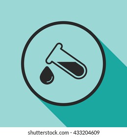 laboratory glass icon