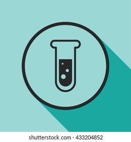 laboratory glass icon