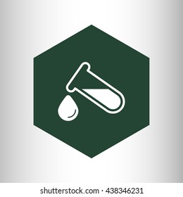 laboratory glass icon