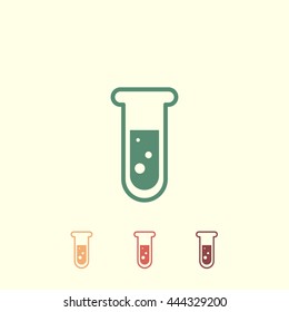 laboratory glass icon