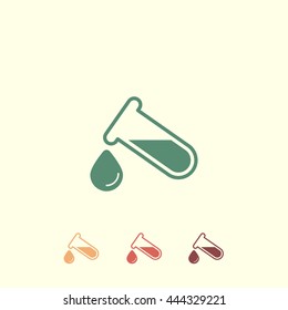 laboratory glass icon