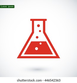 laboratory glass icon