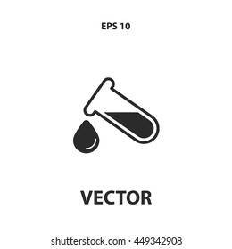 laboratory glass icon