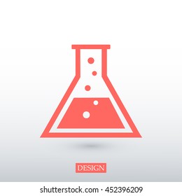 laboratory glass icon