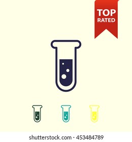 laboratory glass icon