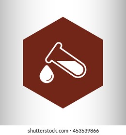 laboratory glass icon