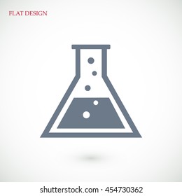 laboratory glass icon