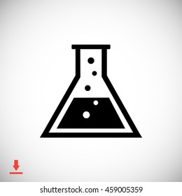 laboratory glass icon