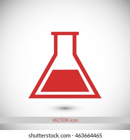 laboratory glass icon