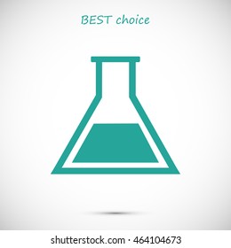 laboratory glass icon