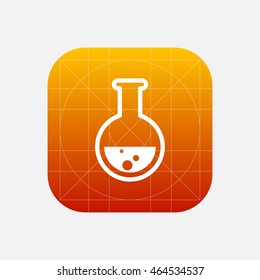 laboratory glass icon