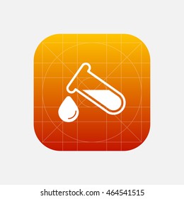 laboratory glass icon