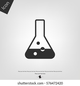 Laboratory glass icon