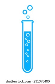 Laboratory glass icon on white background   