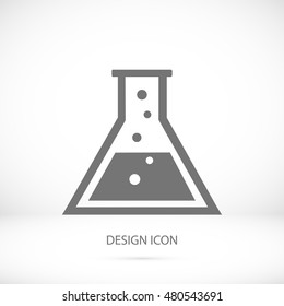 laboratory glass icon, vector best flat icon, EPS