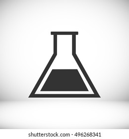 laboratory glass icon, vector best flat icon, EPS