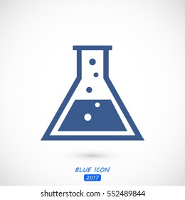 laboratory glass icon, vector best flat icon, EPS