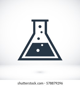 laboratory glass icon, vector best flat icon, EPS