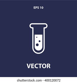 laboratory glass icon. vector eps10 icon
