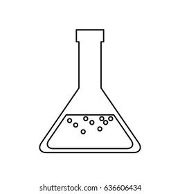 laboratory glass soluion chemistry line
