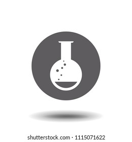 Laboratory glass vector icon
