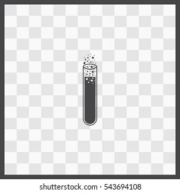 Laboratory glass vector icon. Isolated illustration. Business picture.