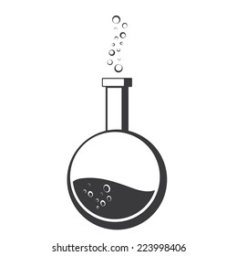 laboratory glass. Vitro.vector