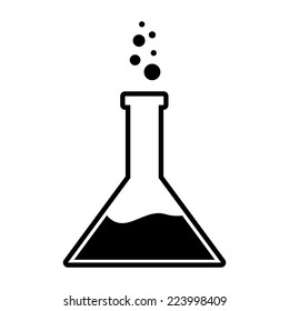laboratory glass. Vitro.vector