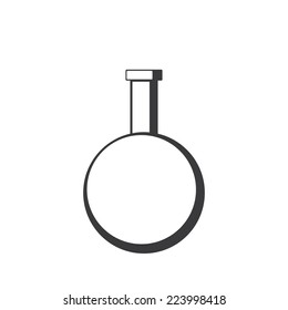 laboratory glass. Vitro.vector