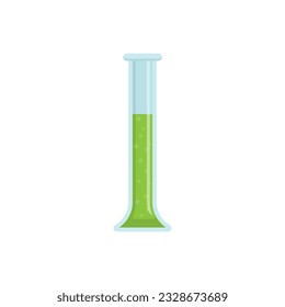 laboratory glassware equipment vector illustration in flat style design