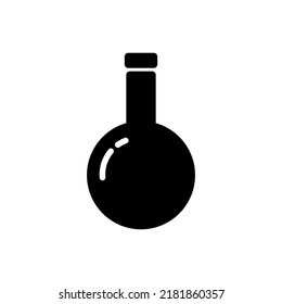 laboratory glassware icon vector illustration logo template for many purpose. Isolated on white background.