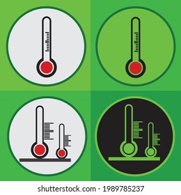 Laboratory glassware instruments multicolor icons set. Equipment for chemical lab in flat style. Beaker and flask, chemical glass for science lab Vector.