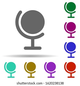Laboratory, globe in multi color style icon. Simple glyph, flat vector of laboratory icons for ui and ux, website or mobile application
