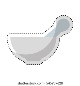 laboratory grinder isolated icon vector illustration design