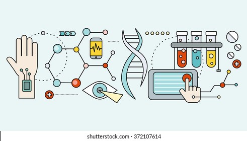 Laboratory with human DNA. Concept scientific. Research molecule, chemistry medical, biology technology, atom and gene medicine, biotechnology evolution, molecular structure, genetic spiral