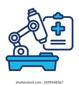 Ícone De Laboratório Em Design Plano Monocromático Azul, Ilustração De Vetor