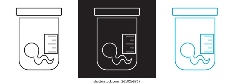 Laboratory icon .Design for decoration, sticker, icon, etc. Vector illustration. isolated on white and black background. EPS 10