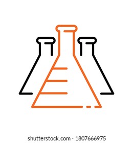 Laboratory icon design on white background