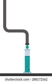 laboratory icon design, vector illustration eps10 graphic 