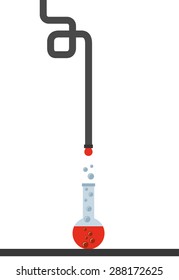 laboratory icon design, vector illustration eps10 graphic 