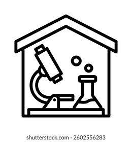 Laboratory Icon Element for Design