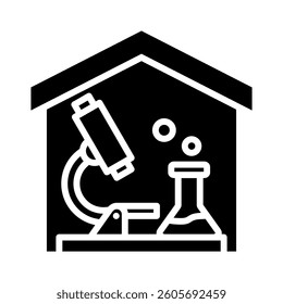 Laboratory Icon Element for Design