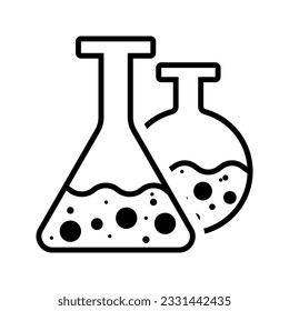 laboratory icon flat vecktor trendy popular simple