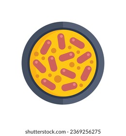 Laboratory icon flat vector. Petri dish. Micro medical isolated