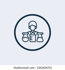 Laboratory icon isolated on white background. Laboratory icon simple sign.